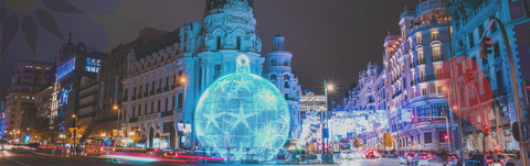 Descubre las 6 ciudades españolas con las mejores luces navideñas
